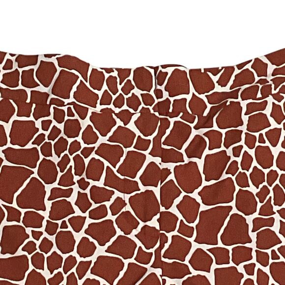Ann Taylor Giraffe Wide Leg Pants Size 8 - Picture 3 of 10